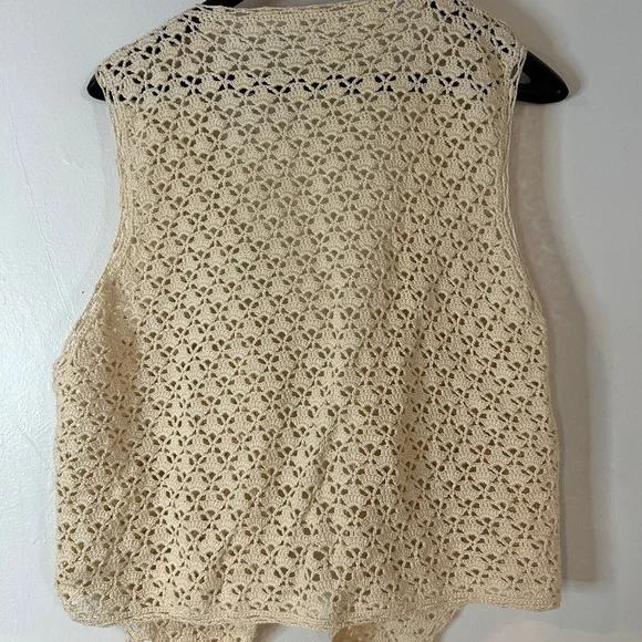 Handmade crochet vest size M - Picture 3 of 4